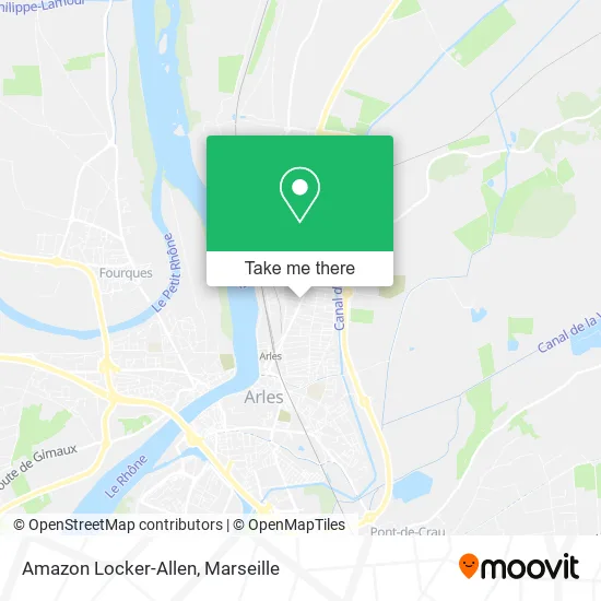 Amazon Locker-Allen map