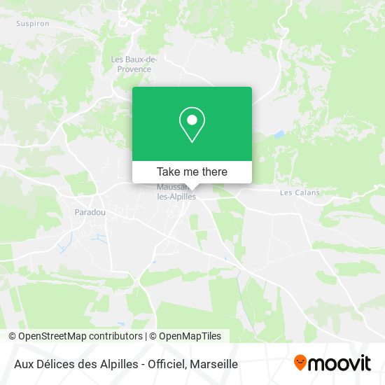 Aux Délices des Alpilles - Officiel map