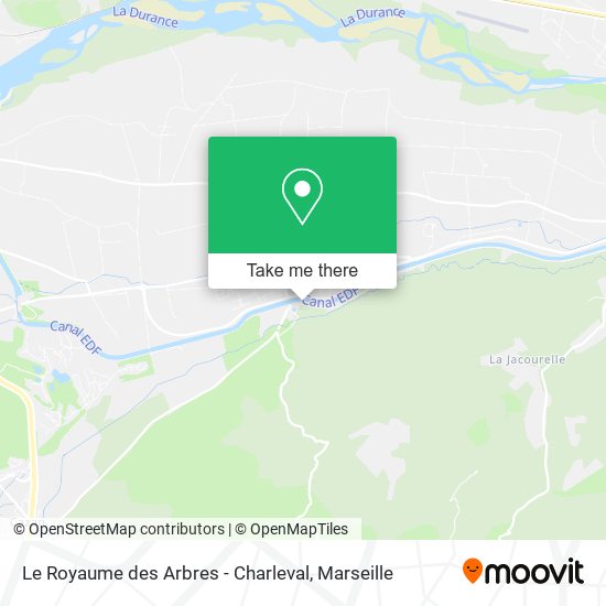 Le Royaume des Arbres - Charleval map