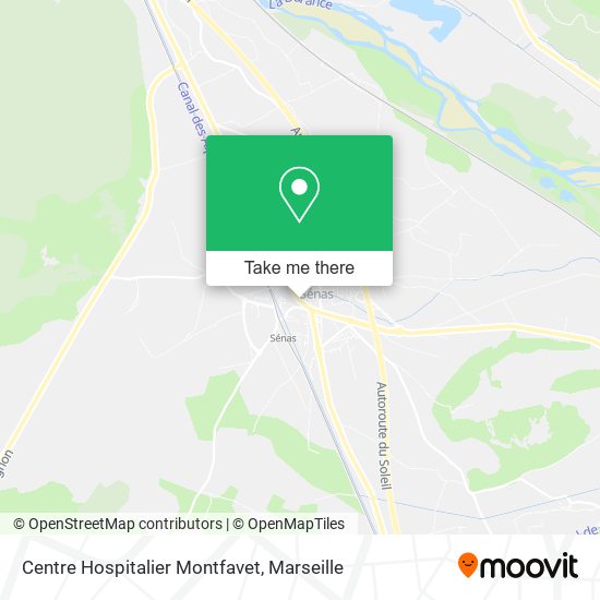 Centre Hospitalier Montfavet map
