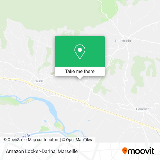 Mapa Amazon Locker-Darina