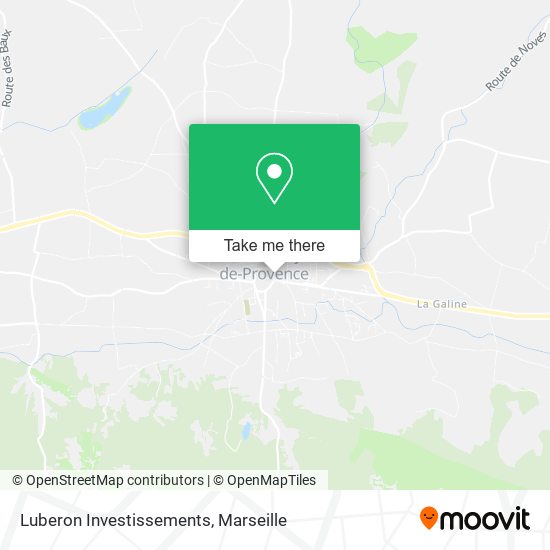 Luberon Investissements map