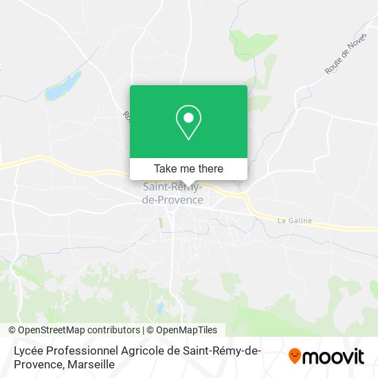 Lycée Professionnel Agricole de Saint-Rémy-de-Provence map