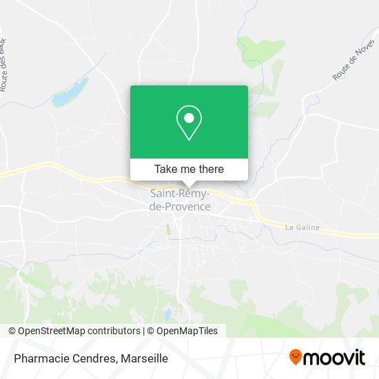 Pharmacie Cendres map