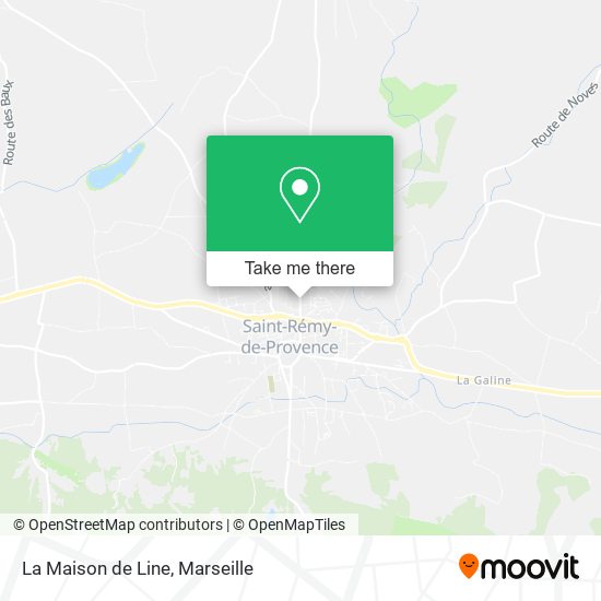 La Maison de Line map