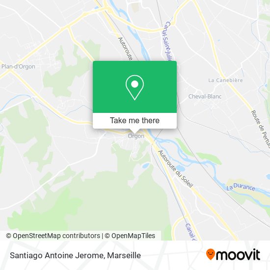 Santiago Antoine Jerome map