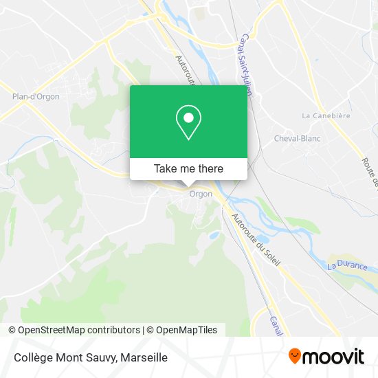 Mapa Collège Mont Sauvy