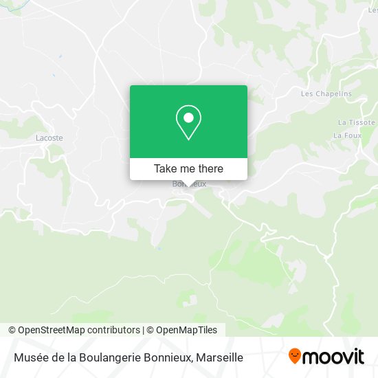 Musée de la Boulangerie Bonnieux map