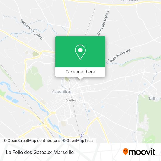 La Folie des Gateaux map