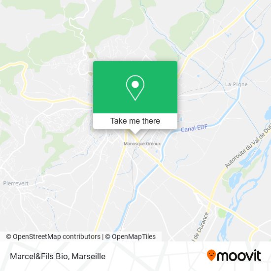 Marcel&Fils Bio map