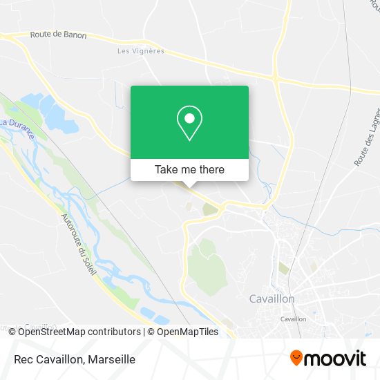 Rec Cavaillon map