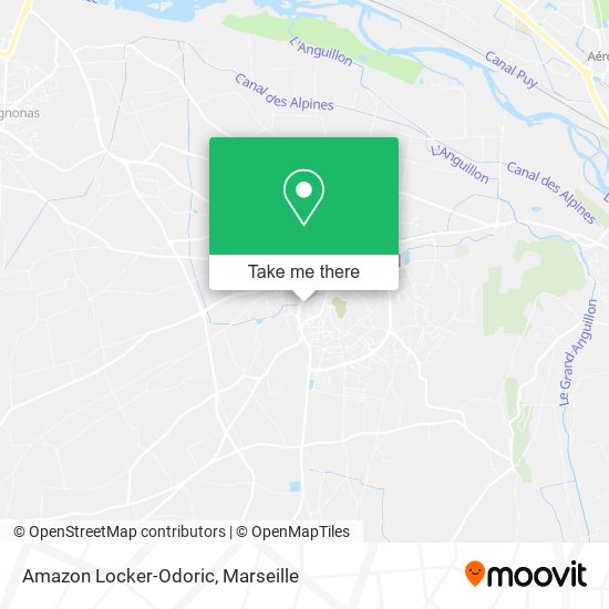 Amazon Locker-Odoric map