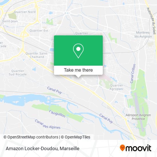 Amazon Locker-Doudou map