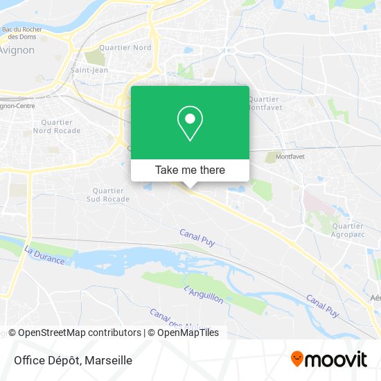 Office Dépôt map