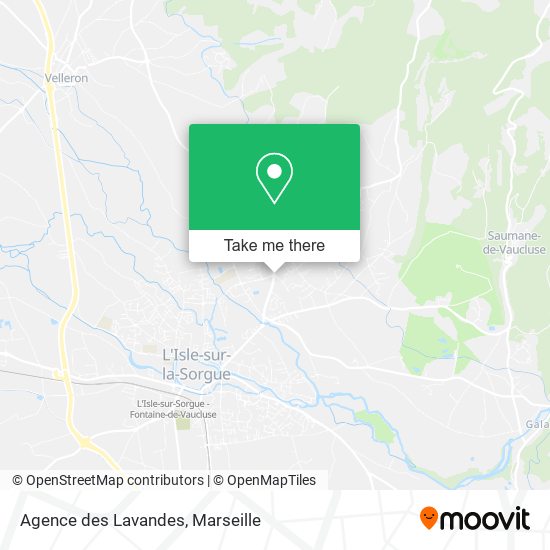 Agence des Lavandes map