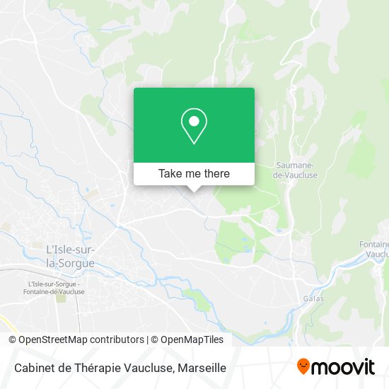 Cabinet de Thérapie Vaucluse map