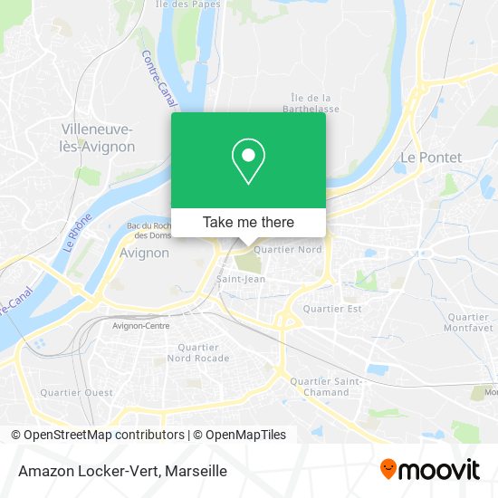 Mapa Amazon Locker-Vert