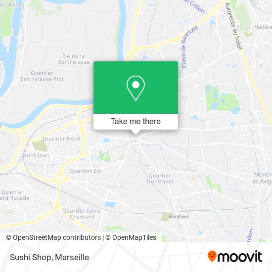 Sushi Shop map