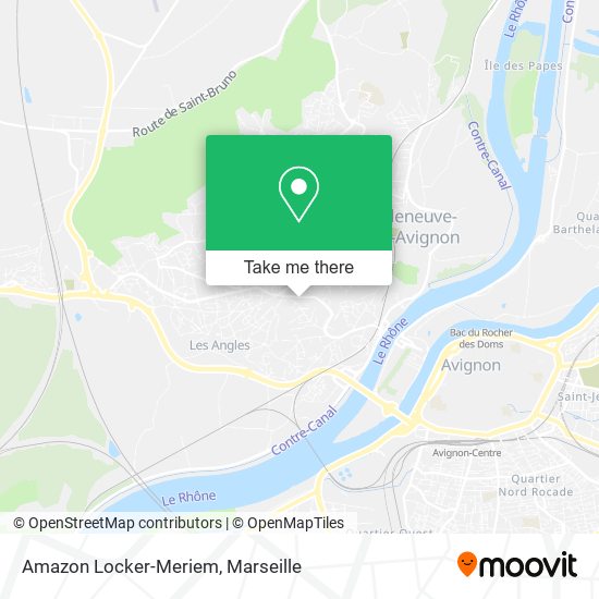 Amazon Locker-Meriem map