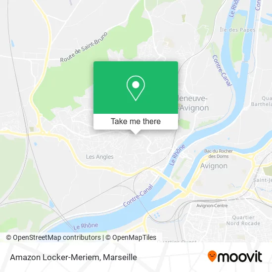 Amazon Locker-Meriem map