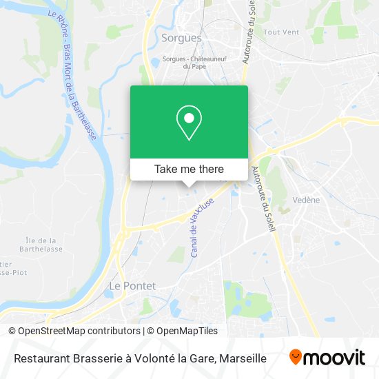 Restaurant Brasserie à Volonté la Gare map
