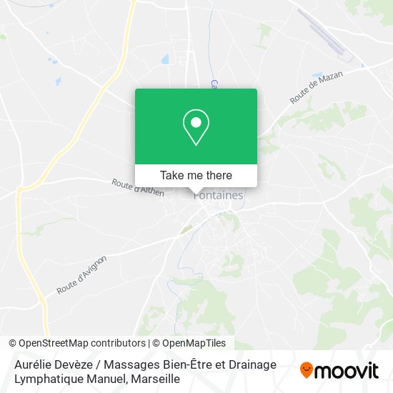 Aurélie Devèze / Massages Bien-Être et Drainage Lymphatique Manuel map