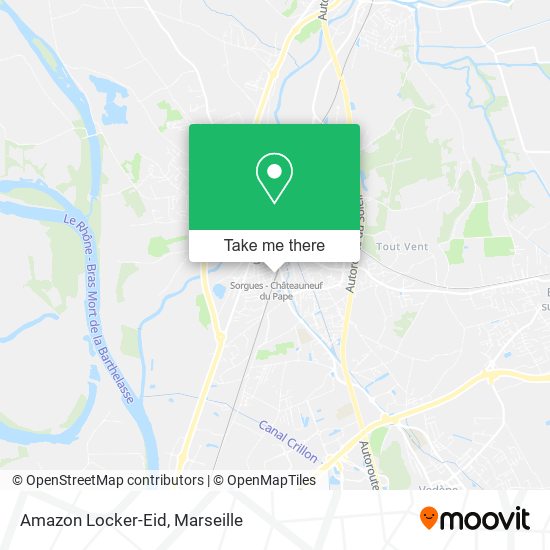 Amazon Locker-Eid map