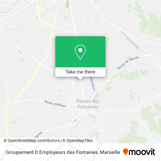 Groupement D Employeurs des Fontaines map