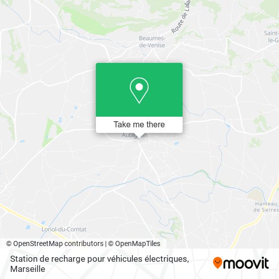 Station de recharge pour véhicules électriques map
