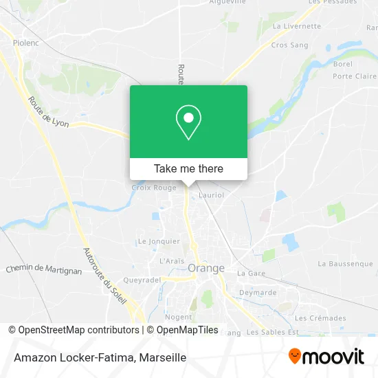 Amazon Locker-Fatima map