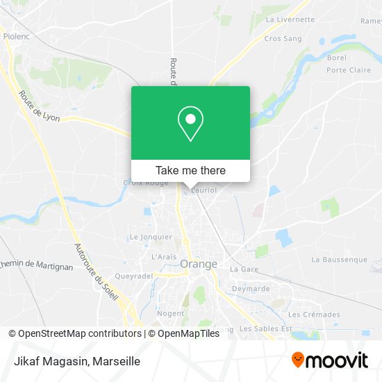 Jikaf Magasin map