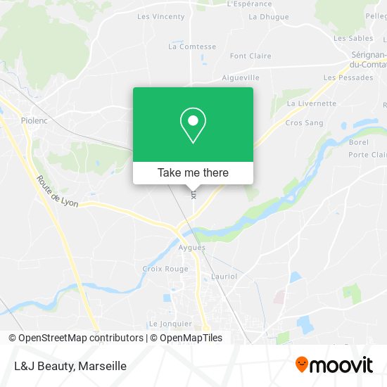 L&J Beauty map