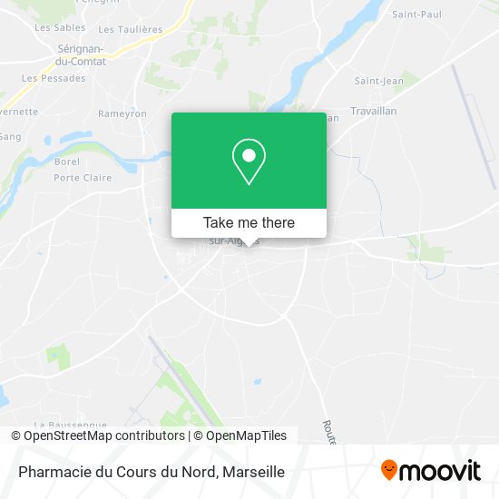 Pharmacie du Cours du Nord map