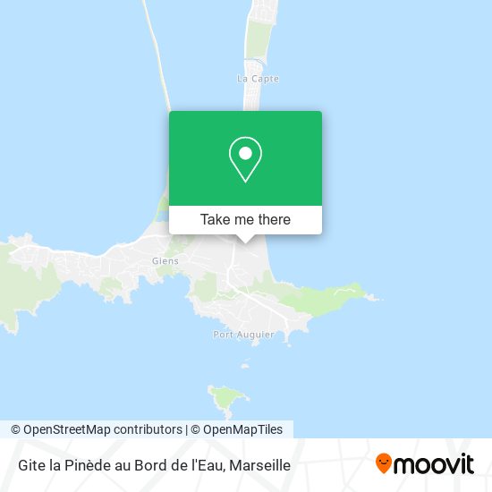 Gite la Pinède au Bord de l'Eau map
