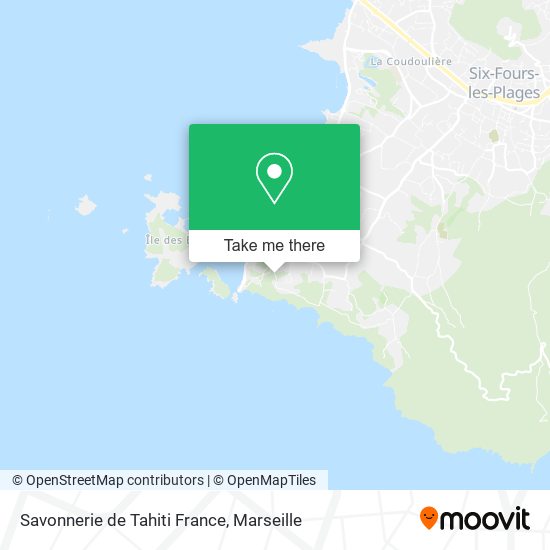 Savonnerie de Tahiti France map