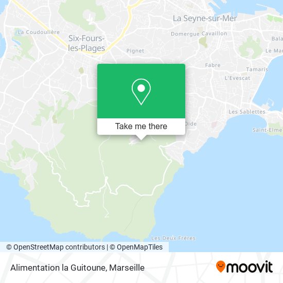 Alimentation la Guitoune map