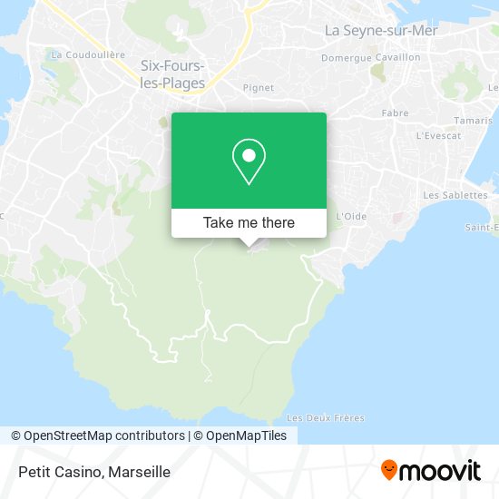 Petit Casino map