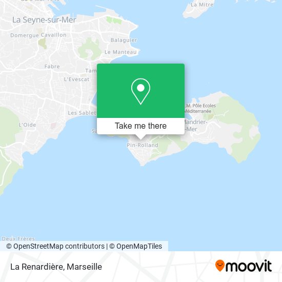 La Renardière map