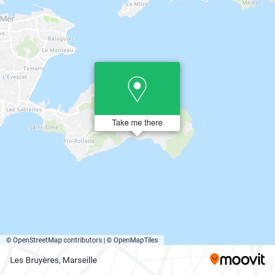 Les Bruyères map
