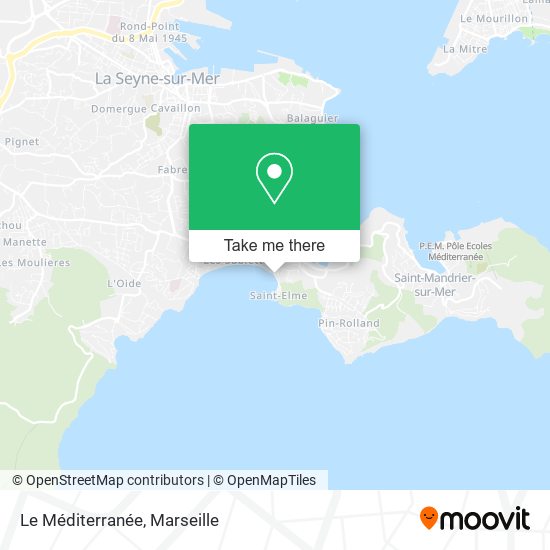 Le Méditerranée map