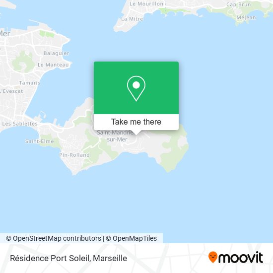 Résidence Port Soleil map