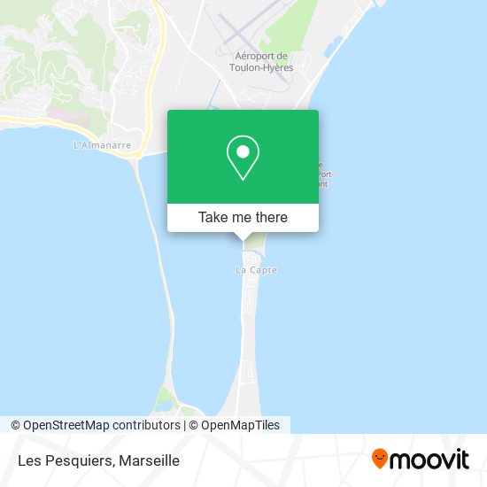 Les Pesquiers map