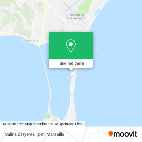 Salins d'Hyères Tpm map