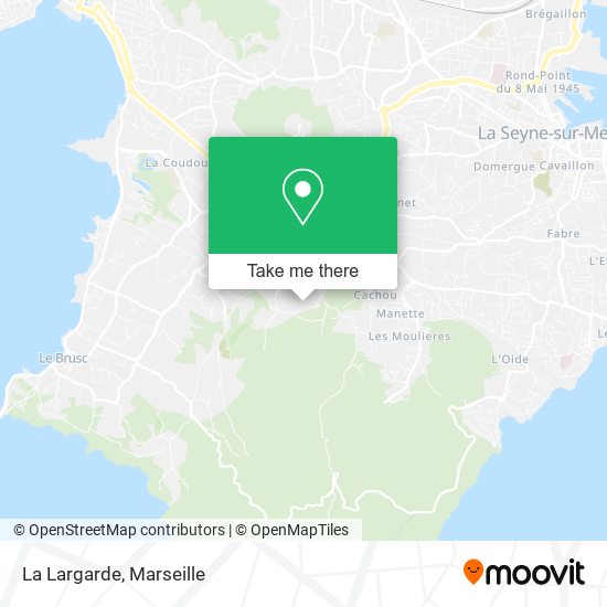 La Largarde map