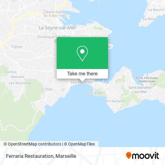 Ferraria Restauration map