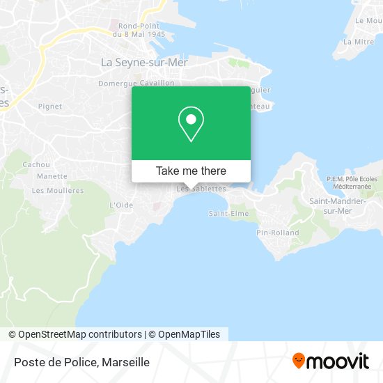 Poste de Police map