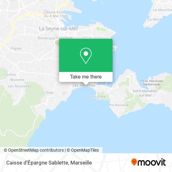 Caisse d'Épargne Sablette map