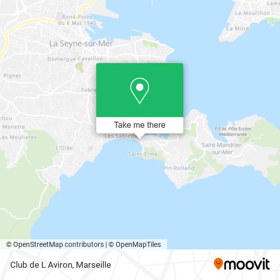 Club de L Aviron map