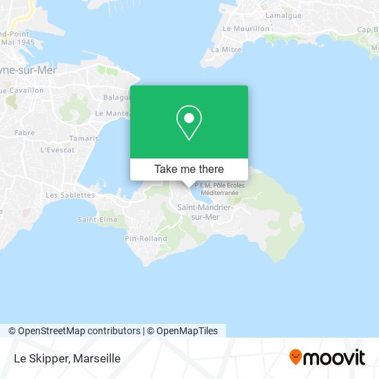 Le Skipper map