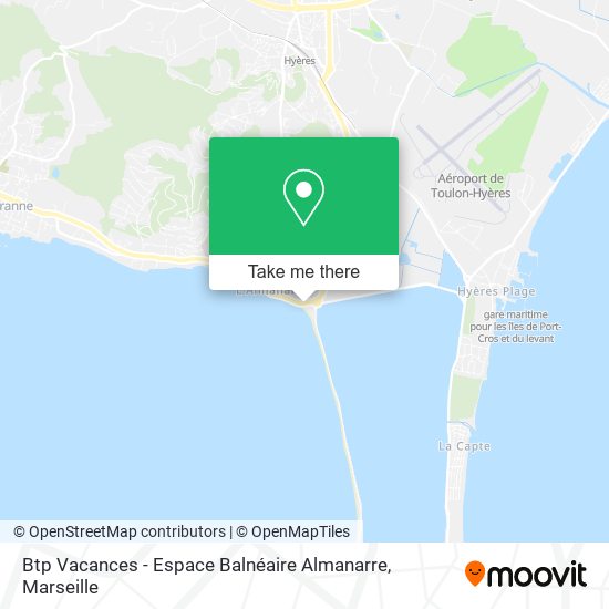 Btp Vacances - Espace Balnéaire Almanarre map